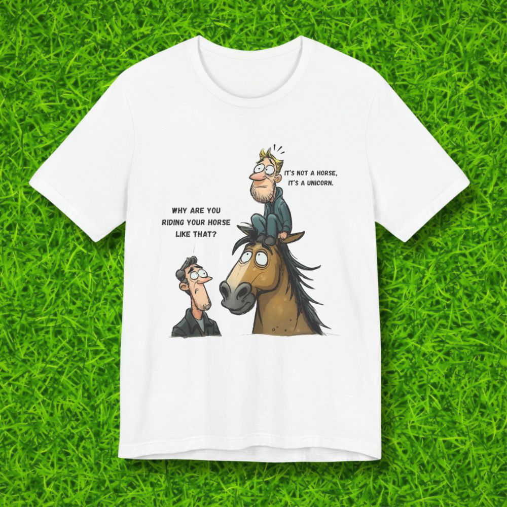 It's a unicorn Tshirt