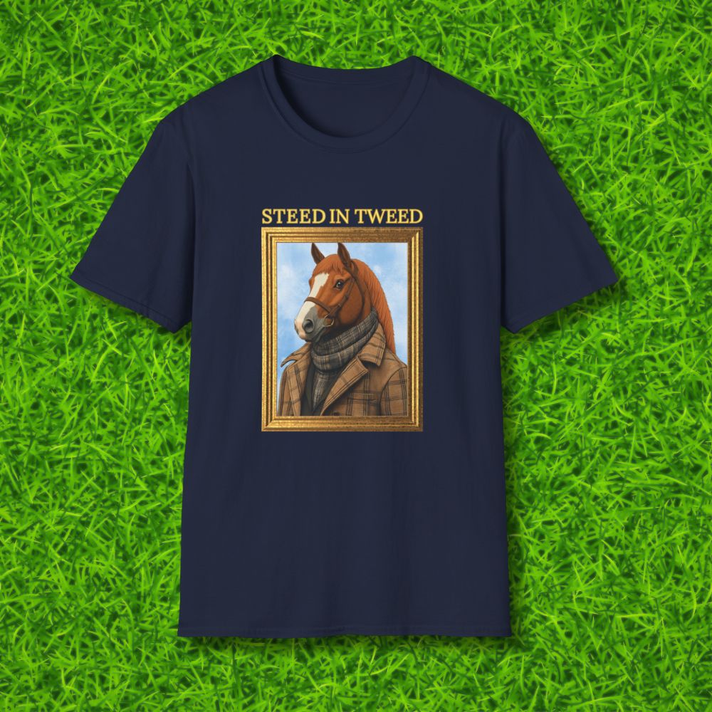 Steed in tweed Tshirt