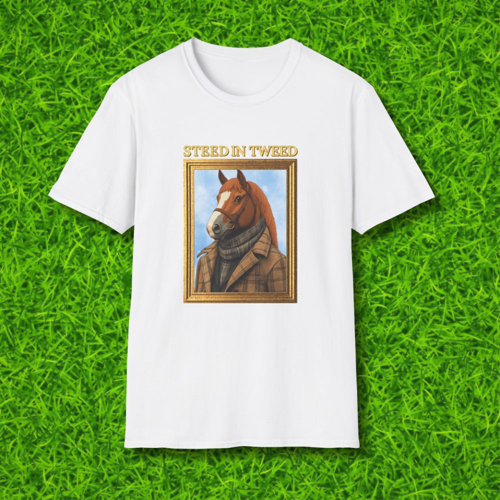 Steed in tweed Tshirt